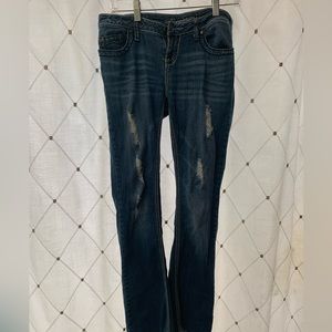 Blue Asphalt Distressed Jeans